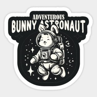 bunny astronaut Sticker